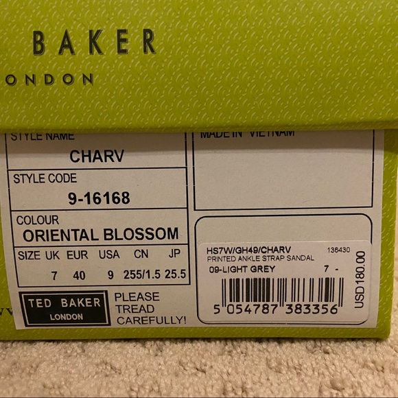 Ted baker floral sandals - Picture 6 of 6